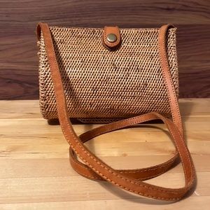 Straw CrossBody Bag